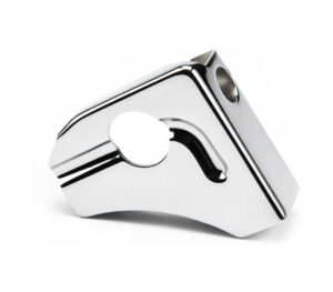 chrome plated clamp on mounting bracket