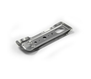 elongated chassis stiffener with cutouts