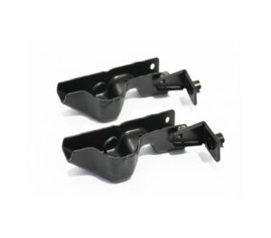 seat track mounting brackets with integrated fastener